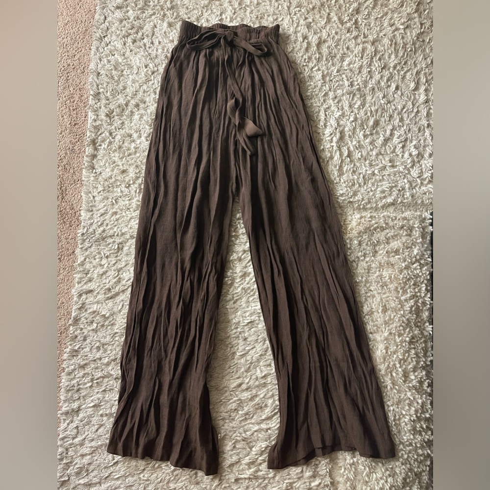 Prettylittlething Wide Leg Beach Pants